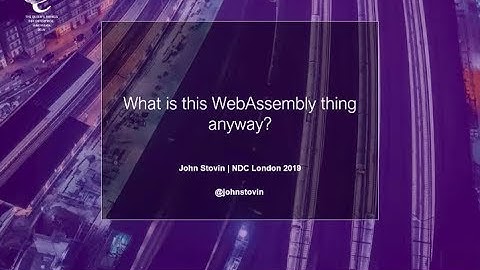 What is this Blazor thing, anyway? - John Stovin