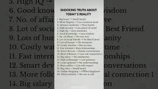 Shocking Truth About Today&#39;s Reality 😕🤯 #motivation #psychology #facts #trending #shorts #reality
