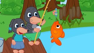 Benny Mole and Friends - Funny Fishing Cartoon for Kids