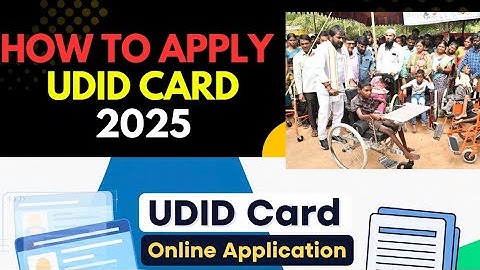 How to Apply UDID Card Online | Step by Step Process in 2025 | Disability Certificate