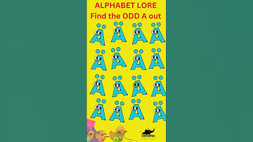 Can you Spot the Odd Alphabet Lore | Find the ODD one out game #alphabetlore #game