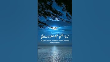 سورة إبراهيم الآيات 40__41 | بصوت الشيخ محمد صديق المنشاوي رحمه الله