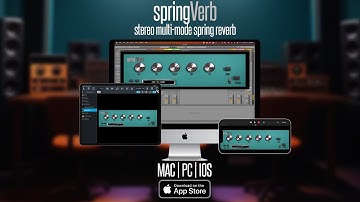 springVerb - Cross-platform Multi-mode Stereo Spring Reverb - iOS out now!
