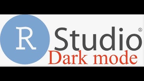 R studio start up change appearance, dark mode, font size zoom etc