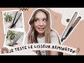 Je teste le lisseur remington keratin therapy s8590