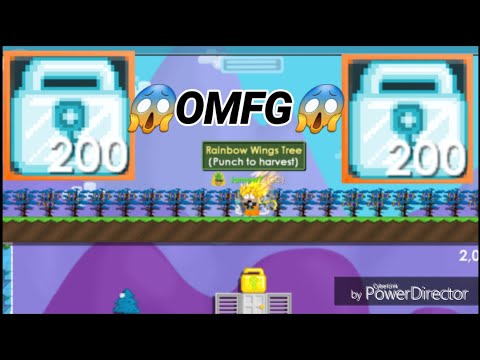 harvesting-20-rainbow-wings-trees!-omg-(-profit?-)---growtopia