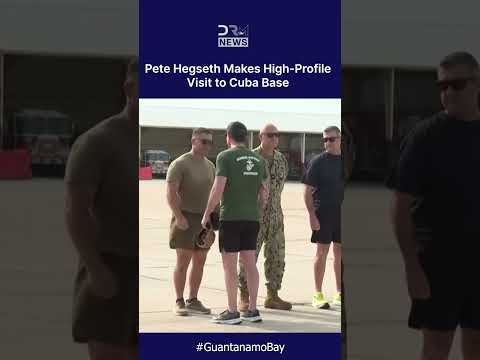 Video US-CUBA TENSIONS: Hegseth Arrives at Guantanamo Bay as US Pressure on Cuba Increases | AH1C