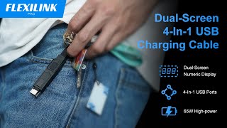 Exploring Flexilink Pro: 65W High Power Dual-Screen 4-In-1 USB Cable - Everything You Need to Know!