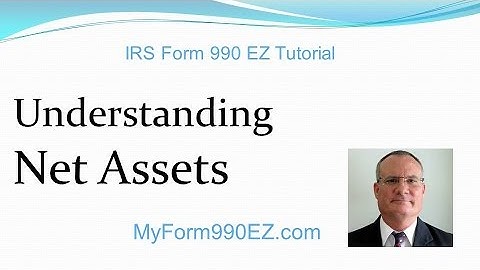 Form 990-EZ Tutorial #7: Understanding Net Assets