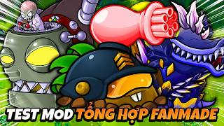 TEST MOD FANMADE, MÌN BÃO TỐ NỔ TÙM LUM, GIÁO SƯ D CHẠY TRỐN, TIÊU DIỆT DR ZOMBOSS PVZ FUSION