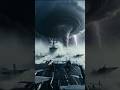 Deadly Tornado Hits Aircraft Carrier #shortsfeed #shortvideo #shorts #short