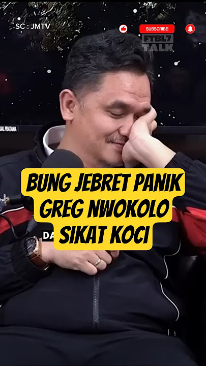 Greg Nwokolo bantai koci, bung jebret panik