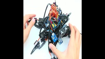 Cách lắp ráp robot nhện RC với Arduino - Phần 3  #make #arduino #diy #tricks #rc #robot #spider