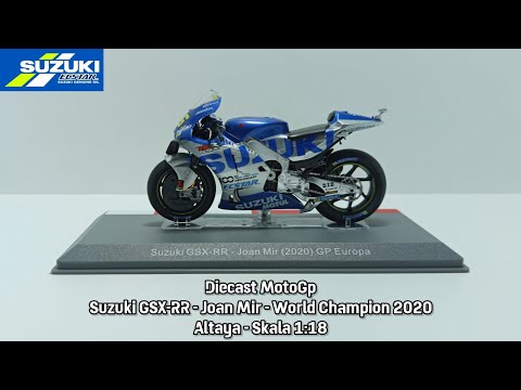 Diecast Motogp Suzuki GSX-RR Joan Mir World Champion 2020 Altaya