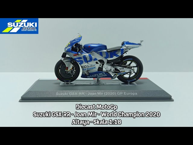 Diecast Motogp Suzuki GSX-RR Joan Mir World Champion 2020 Altaya