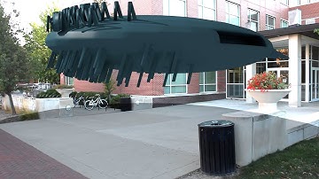 Blender 2.76 CGI video tracking Test