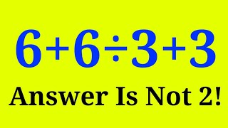 This Simple Math Problem Is Fooling Everyone!