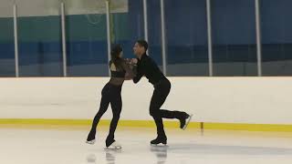 Jazmine Desrochers and Kieran Thrasher - Skate Canada NextGen 2023. SP.