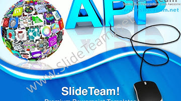 Global Apps Mouse PowerPoint Templates ppt Themes 0812 Slides Backgrounds