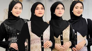 Gamis terbaru Dress Black Series by Hunny Label - WA 0852-2843-3776