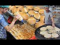 Kfc style crispy burger making  huge zinger roll and burger  street food karachi pakistan