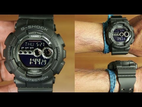 Casio g-shock GD-100-1B black : unboxing