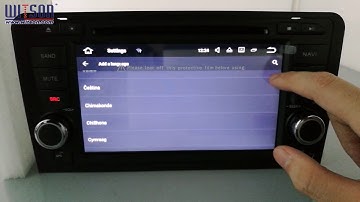 S190 Series Android DVD Firmware Version and OS Language Introduction -Powered by WITSON