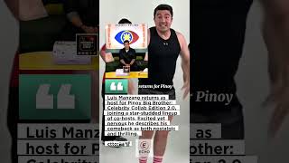 Luis Manzano, PBB 2025, Celebrity Collab Edition#LuisManzano #PinoyBigBrother #PBB2025