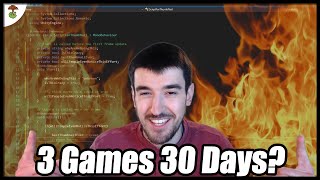 Creating 3 Commercial Games In 30 Days - Extreme Game Dev Challenge
This challenge is crazy and most likely not possible, but Im gonna try! Im officially challenging myself to create 3 commercial games in 30 days before my son is born. ALSO huge note, some of these games will have minimal scope BUT I do not want to release trashy games. I will not be finishing something just for the sake of finishing this self given challenge. So join us on our Discord and our Patreon to follow along daily as I attempt to make 3 fun games in 30 days that people will have an absolute blast playing.
Support Us By Trying Some Recent Games:
The Perplexing Orb: Bounce N Roll:
► https://store.playstation.com/en-us/product/UP4947-PPSA19269_00-ORBBOUNCENROLL12
Tilting Tiles: Micro Challenge:
► https://store.playstation.com/en-us/product/UP4947-CUSA43363_00-MICROTILTCHALLEN
Tilting Tiles Steam:
► https://store.steampowered.com/app/1736670/Tilting_Tiles/
The Letter:
► https://store.steampowered.com/app/2120410/The_Letter_Classic_Edition/
► https://store.playstation.com/en-us/product/UP4947-CUSA31550_00-THELETTERCLASSIC
If you enjoyed this video and want to see more like it, be sure to give it a like and subscribe to the channel! If you would like to support TreeFall Studios then be sure to check out some of our games and links below!
TreeFall Games Available Now:
►Tilting Tiles: https://store.playstation.com/en-us/product/UP4947-CUSA30441_00-TILTINGTILESFULL
►The Perplexing Orb 2: https://store.playstation.com/en-us/product/UP4947-CUSA23308_00-ORB2FULLGAME1234
►Maze: Pedestal of Trials: https://store.playstation.com/en-us/product/UP4947-CUSA26263_00-MAZEPEDESTAL1234
►PitterPot: https://store.playstation.com/en-US/product/UP4947-CUSA12654_00-PITTERPOTFULL123
►Mighty Math: https://store.playstation.com/en-us/product/UP4947-CUSA37366_00-MIGHTYMATH123456
Connect with us!
Twitter: https://twitter.com/TreeFallGames
Facebook: https://www.facebook.com/TreeFallStudios
Discord: https://discord.gg/6Sd8xmp
Support the Channel! =D
Patreon: https://www.patreon.com/treefallstudios
Merch: https://www.teepublic.com/user/treefallstudios
Thanks for watching! Creating 3 Commercial Games In 30 Days - Extreme Game Dev Challenge