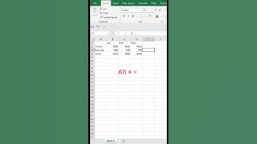 Excel AutoSum Trick: Simplify Your Data Analysis! #shorts #ythsorts #youtubeshorts #trending #viral