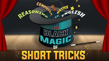 Black Magic of Short Tricks | Reasoning Tricks | Must Watch | 12:00 pm