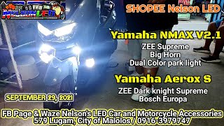 September 29, 2021 Yamaha nmax v2.1 and Aerox S kinabitan ng ZEE MDL na solid..