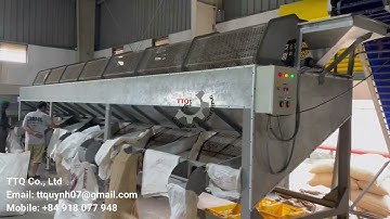 Raw Cashew Grading Machine - Raw Cashew Size Sorting Machine