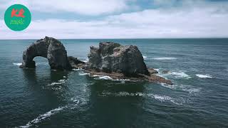 Beautiful Relaxing music. Norwegian nature & violin, flute, piano and Harp music