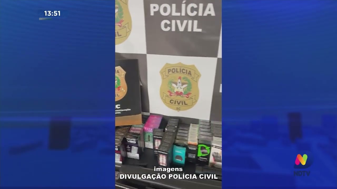 Blumenau: Polícia Civil prende homem com medicamentos, vapes, anabolizantes e armas