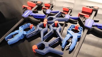 WORKPRO 10-Pack Clamps for Woodworking, 12" & 6" Bar Clamps, 2 Quick-Release Ratcheting Wood Clamps