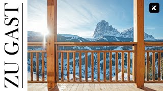 Haustour: Chalet LEFIRO in Südtirol, Gröden