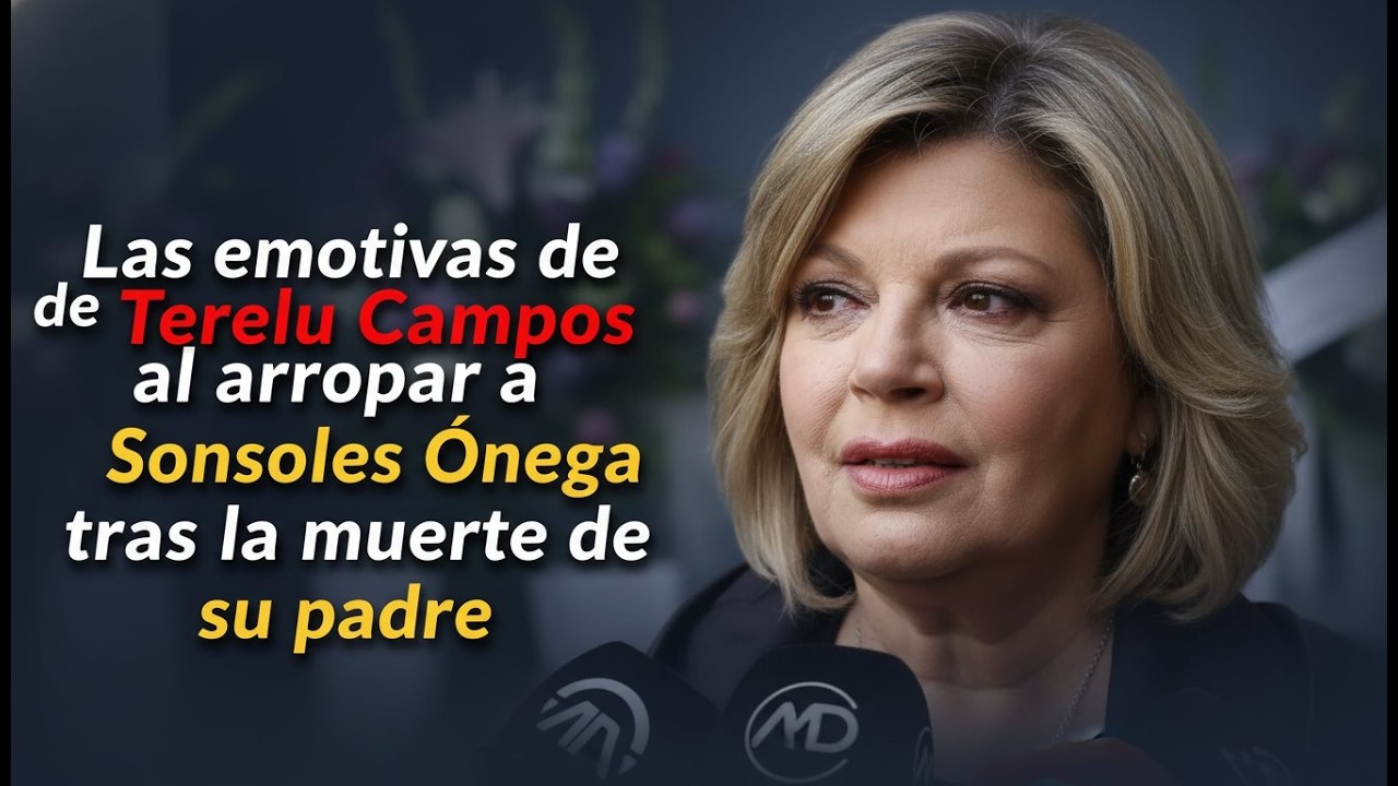 Terelu Campos rinde homenaje a Fernando Ónega tras su fallecimiento