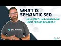 What is Semantic SEO: How search has changed and what you can do about it.