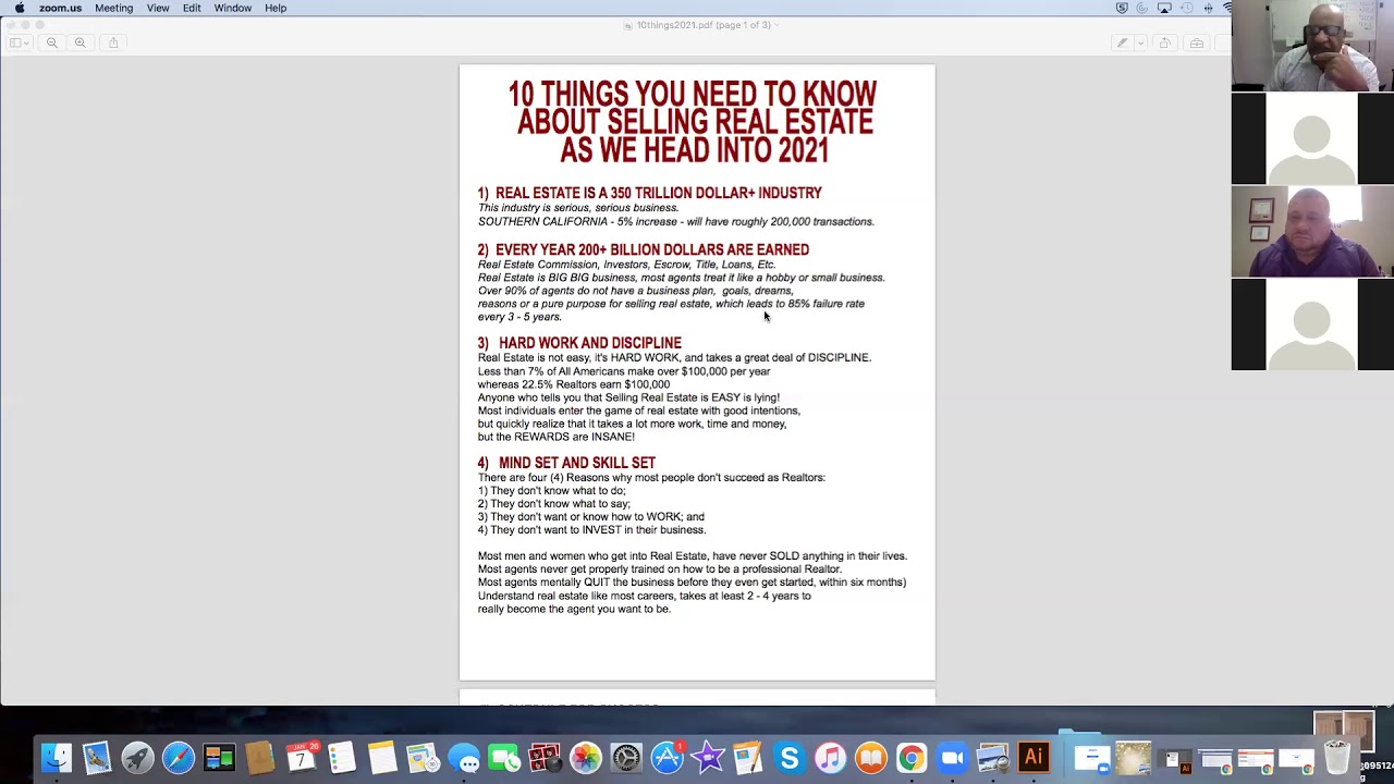 10 Essential Steps To A Successful Real Estate Agent Year By David