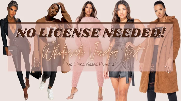 Discover Free Wholesale Vendors with No License Needed!