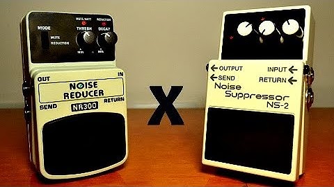 Bheringer Noise Reducer NR300 x Boss Noise Supressor NS-2