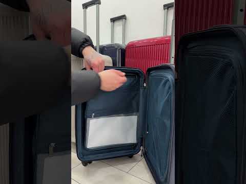 Валіза велика L полікарбонат чорний 75х51х32+3/116л/4.7кг/Airtex 747, видео 1