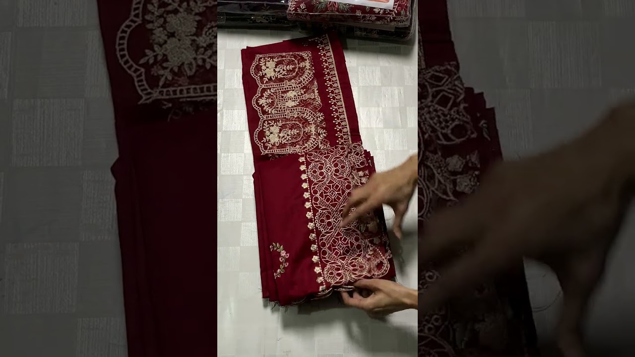 Maria B Aneelas Elaf Kahf luxury embroidery article's with amazing price order 03005244007