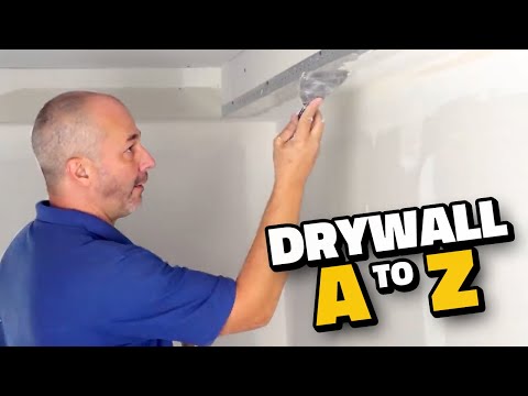 How To Install Drywall A to Z | DIY Tutorial