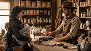 A Widow Walked Into General Store With Nothing and Left With Everything - Nobody Knew Who Settled