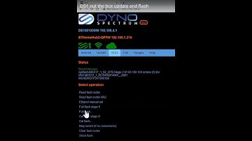 DS1 out the box update and flash