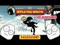 Defeating & Trolling Widow & her Bodyguards Barehanded | CSK OFFICIAL | Shadow Fight 2