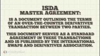 Investopedia Video: ISDA Master Agreement