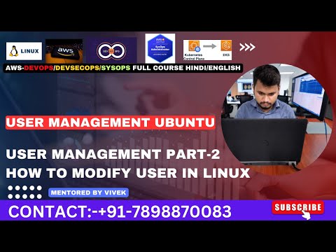 user management part-2 ubuntu linux || how to change user name in linux || how to change uid